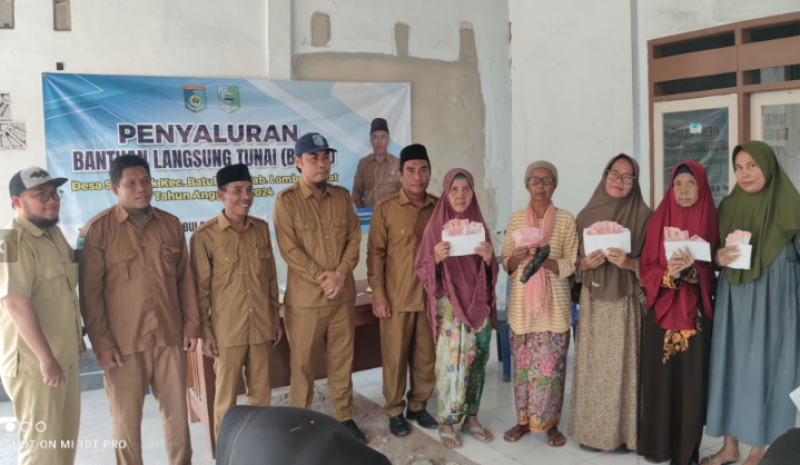 PENYALURAN BANTUAN LANGSUNG TUNAI (BLT-DD) TAHAP 3 BULAN JULI, AGUSTUS, SEPTEMBER TAHUN 2024